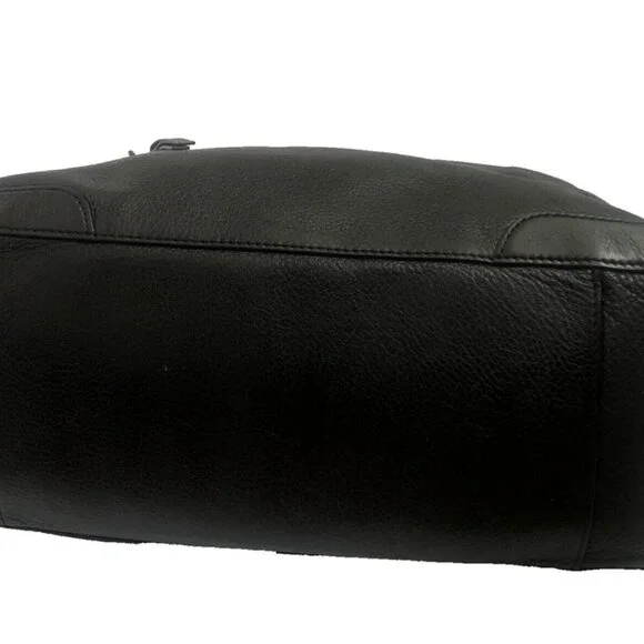 Tory Burchhandbag Black LeatherPurse ShoulderbagTote Satchel